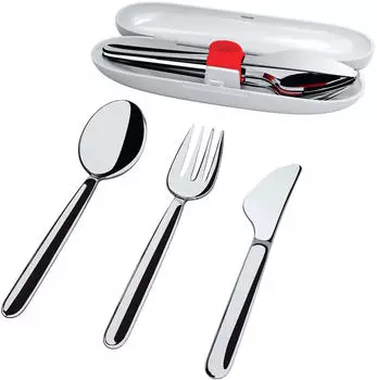Alessi Reisebesteck 4-teilig