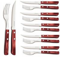 TRAMONTINA STEAKBESTECK Rot, Edelstahl 21.2 cm