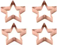 ECHTWERK Serviettenring Serviettenhalter-Set, Serviettenschnallen, Sterndesign, aus