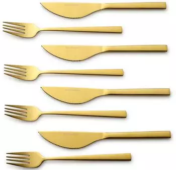 Echtwerk Besteck-Set Angelini gold 18-tlg.
