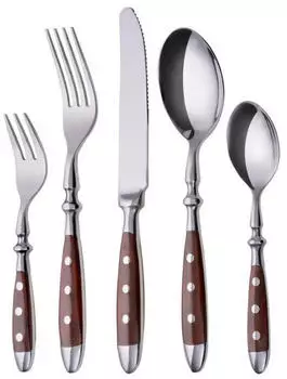 Gr&auml;we N&uuml;rnberg Bun42 Cutlery Set 42-teilig braun