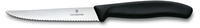 Victorinox Swiss Classic Steak & Pizzamesser, 11cm, Wellen, schwarz