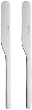 Puresigns Frühstücksmesser One 22 cm (2 Stk.) silber