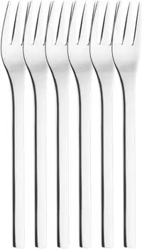Puresigns Kuchengabel Set One poliert 15,6 cm silber 6-teilig Puresigns Kuchengabel Set One poliert 15,6 cm silber 6-teilig