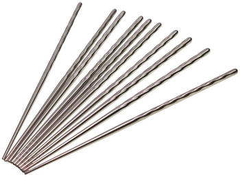 Fackelmann Essstäbchen Edelstahl 23cm (10 Stk.)