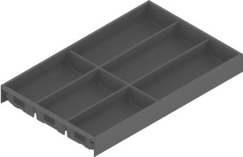 Blum Ambia-Line Besteckeinsatz mit 6 Schalen NL 500 mm oriongrau matt (ZC7S500BS3)