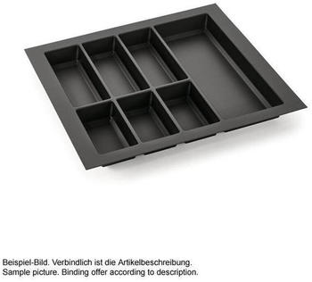 Naber Adesso 2 Besteckeinsatz für 400er schwarz matt