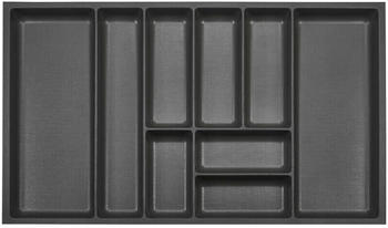 Sotech ORGA-BOX-3 Besteckeins&auml;tze Tiefe 473 mm anthrazit Schubladeneins&auml;tze Breite 791 mm f&uuml;r Schubladen 900 mm