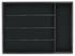 Relaxdays Schubladen Ordnungssystem Bambus mit 5 Fächern HBT4,5x34x25 cm Schwarz (10047502)