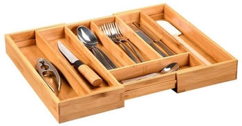 Kesper Schubladeneinsatz ausziehbar Bambus 28,5 40 cmx33,5x6 cm Braun (5808413)