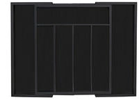 Besteckkasten Bambus, Ausziehbar, 7 F&auml;cher, Besteck & K&uuml;chenutensilien, Hbt 5,5 X