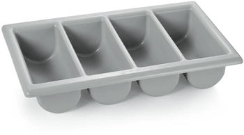 WAS Germany Besteckaufbewahrung Polyethylen mit 4 Einteilungen L53cm H10cm (1518004)