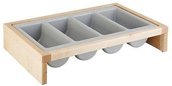 APS Besteckbehälter Bridge 57,5x37 cm H12 cm Set Ahorn (13995)