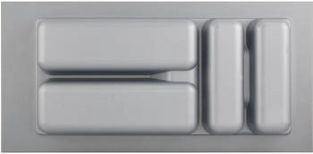 Hettich Orga Tray 440 Besteckeinsatz Tiefe 440-520mm Nennbreite 300mm silber (9194931)