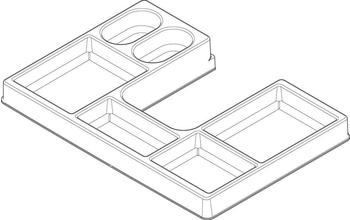 Hettich Innenorganisation OrgaTray 510 mit Bodenausschnitt Weiss (9207046)