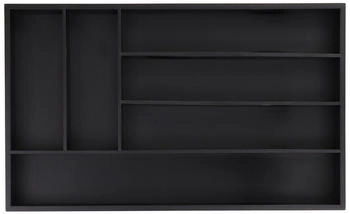 Relaxdays Besteckkasten Besteckschublade Schubladenorganizer Bestecksortierer 6 F&auml;cher