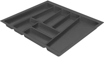 Hettich Besteckeinsatz OrgaTray 740, Besteckkasten, Grau