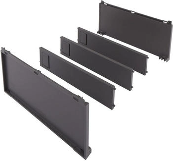 Blum Flaschenset AMBIA-LINE 200 für Frontschubkasten, Besteckkasten, Grau (04250192)
