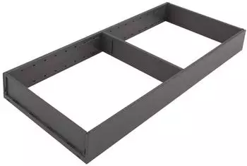 Blum Ambia-Line Schubkastenrahmen breit, Stahl oriongrau matt, 472x200x50mm (ZC7S500RS2)