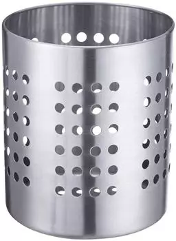Westmark Besteckkorb rund, Edelstahl, Ø 12cm, H 13,5cm (69022211)
