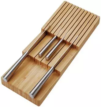 Sotech Besteckkasten Bambus Schubkasteneinsatz 448x174x45mm (600mm Korpusbreite)