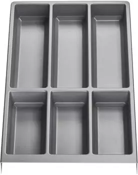Sotech SEPARADO Individual Besteckeinsatz silbergrau genarbt, 300x474x51mm (131805)