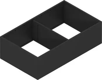 Blum AMBIA-LINE Frontauszugsrahmen 371x218x110mm, Stahl, carbonschwarz matt
