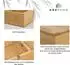 addhome Schubladen-Organizer 6er-Set, Bambus (inkl. Pads)