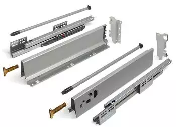 Sotech Modern Box Schubladensystem 135mm Zargenhöhe, Nennlänge 400mm, Soft-Close (112352)
