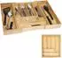 MCW Besteckkasten -B20 ausziehbar, Holz, braun, 58x6x45cm (800001918640)
