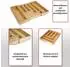 MCW Besteckkasten -B20 ausziehbar, Holz, braun, 58x6x45cm (800001918640)