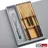 Sotech SEPARADO Individual Schubladeneinsatz silbergrau, 300x474x51mm, Bambus Messereinsatz (135261)