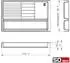 Sotech SEPARADO Individual Schubladeneinsatz silbergrau, 300x474x51mm, Bambus Messereinsatz (135261)