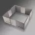 Sotech CuisioFlex Organisationsrahmen Schubladenteiler, 2er-Set, verstellbar 236-386mm (CuisioFlex)
