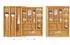 Relaxdays Besteckkasten ausziehbar, 8-11 Fächer, Bambus & MDF, 5,5x32-54x42cm (10050626)