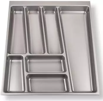Sotech Orga-Box II Besteckeinsatz für Nobilia-Schubladen, silbergrau (Orga-Box II)