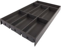 BLUM AMBIA-LINE Besteckeinsatz - Stahldesign - 574 mm , oriongrau matt