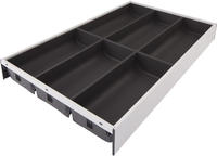 BLUM AMBIA-LINE Besteckeinsatz - Stahldesign - 475 mm , seidenwei&szlig;/oriongrau...
