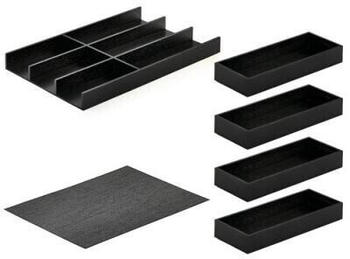 Naber Besteckeinsatz Modify Set 800/900 Esche schwarz Massivholz klar lackiert 8035150