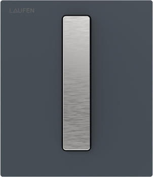 Laufen AU102 INEO für Urinal Glas Edelstahl-Optik 125x145x10mm H909102 Anthrazit (H9091020780001)