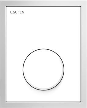 Laufen AU108 INEO für Urinal Glas Edelstahlrahmen 107x1x132mm H909108 Weiß (H9091080000001)