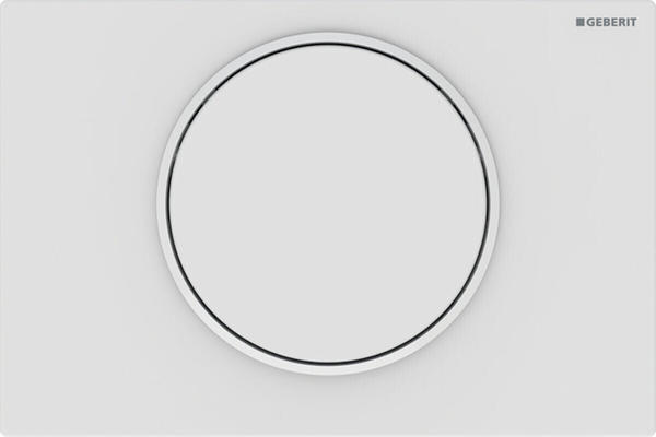 Geberit Sigma10 für Spül-Stopp-Spülung weiß matt lackiert easy-to-clean-beschichtet/weiß (115.758.01.5)