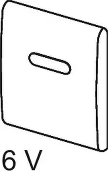 Tece TECEplanus Urinal 6-V-Batterie Edelstahl gebürstet (9242350)