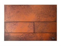 TECEsquare II Metall WC-Bet&auml;tigungsplatte 9240845 Rusted steel