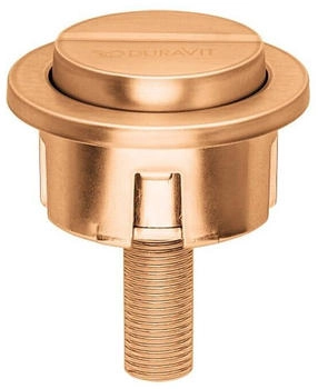 Duravit Drücker für 2-Mengen-Spülung bronze gebürstet (0074610400)