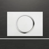 Mepa Bet&auml;tigungsplatte MEPAZERO 421857 TEG 2-M, 2-Mengen Glas/weiss