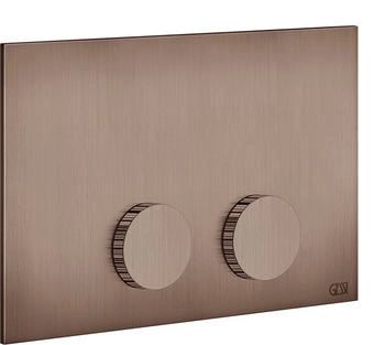 Gessi Betätigungsplatte 316 für Omega 54639 Kupfer gebürstet PVD (54639708)