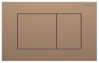 Geberit Sigma40 Square rotgold / geb&uuml;rstet easy-to-clean-beschichtet (115629QB1)