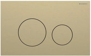 Geberit Sigma40 messing geb&uuml;rstet easy-to-clean-beschichtet (115628QF1)
