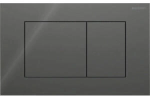 Geberit Sigma40 Square Glas lava gl&auml;nzend (115629JK1)